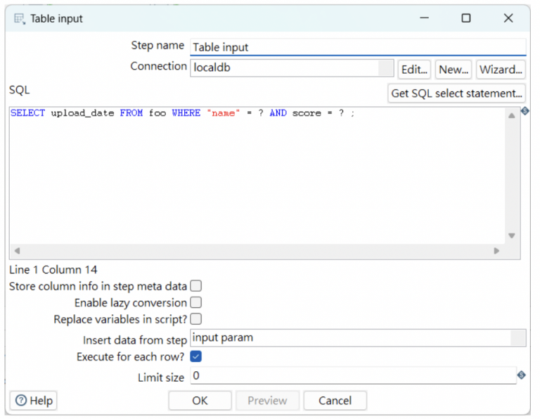 Pentaho ETL 實作技巧：SQL 動態內容引用 Table input & Execute SQL scripts - 歐立威科技